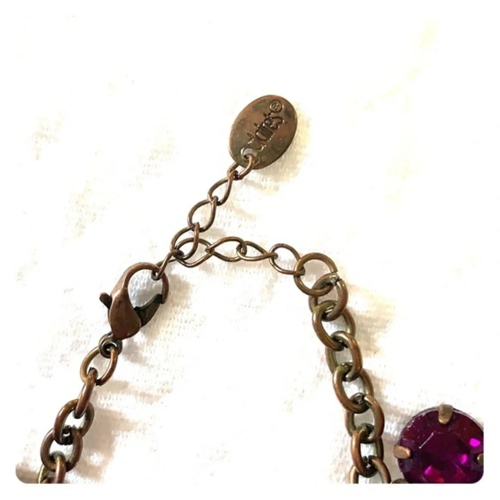 💜 Claire’s Rustic Happy Charms Bracelet 💜